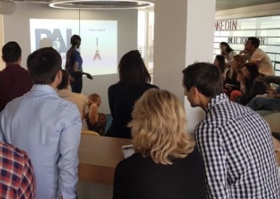 Un Lunch du Hub en cours